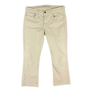J Brand Gigi Beige Stretch Cotton Skinny Ankle Pants Size 31